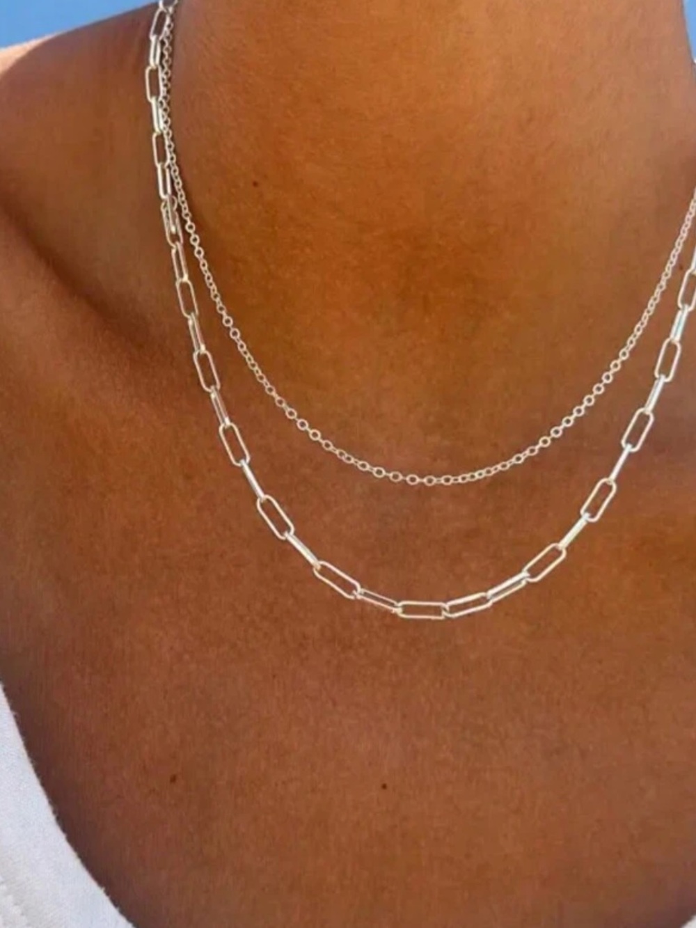 Layered necklace - Picture 2 of 2